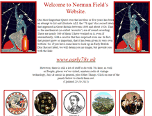 Tablet Screenshot of normanfield.com